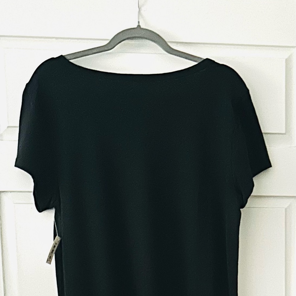 Daily Ritual Black Maxi Dress 100 Cotton Short Sleeve Black